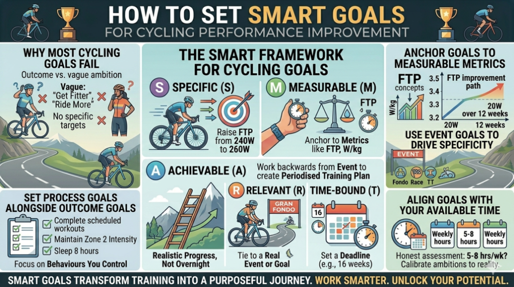 How to Set Smart Goals for Cycling Performance Improvement